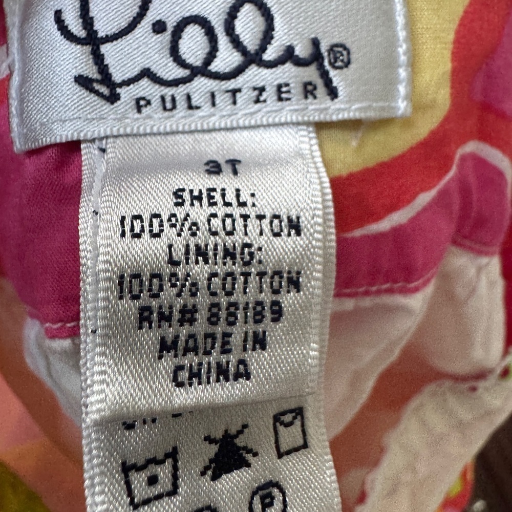 Lilly Pulitzer 3T Girls Multicolor Floral Ruffled Flowy Summer Skirt - Picture 5 of 5